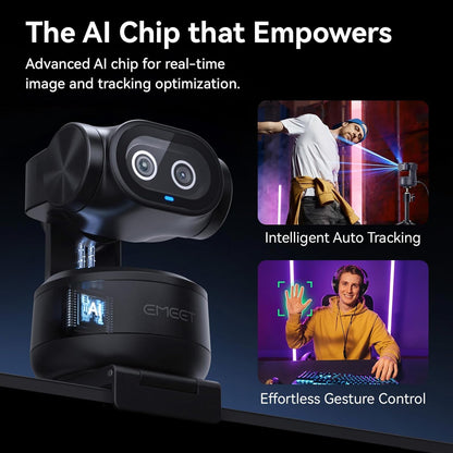 Emeet Dual-Camera PTZ 4K Webcam