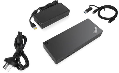 (Renewed) Lenovo ThinkPad Hybrid USB‑C with USB‑A Dock (model DUD9011D1)