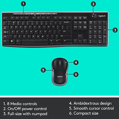 Logitech MK270 Keyboard Mouse Combo – MCR Business Intelligence LLC